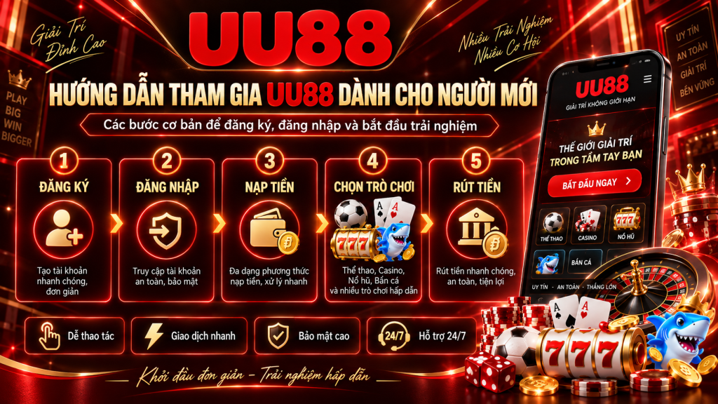 Hướng dẫn tham gia UU88 dành cho người mới